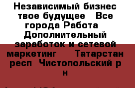 Независимый бизнес-твое будущее - Все города Работа » Дополнительный заработок и сетевой маркетинг   . Татарстан респ.,Чистопольский р-н